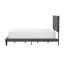 Grand lit plateforme tapissier Kylise avec 2 ports USB-65654543
