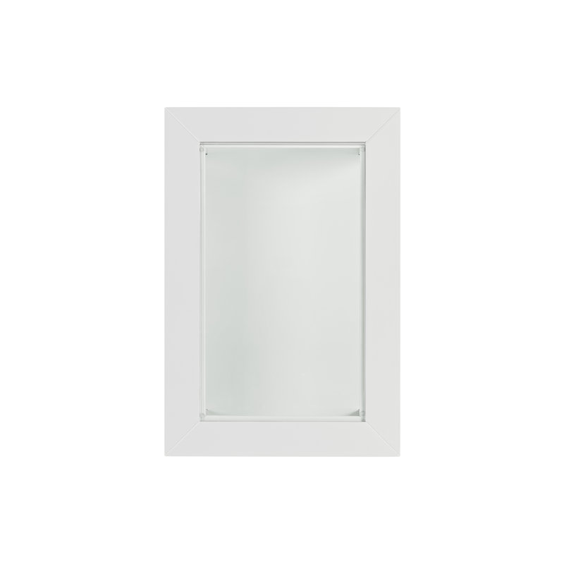 Arystan Frame End Table with Storage, White