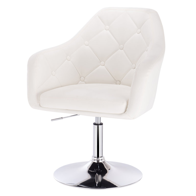 Haywa Upholstered Counter Stool, White