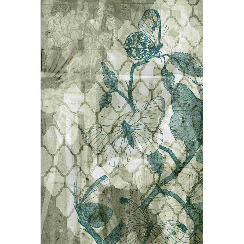 Papillons arabesques VI, H 18 po x l 12 po