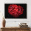 Impression sur toile Blooming Red Dahlia-1855557702