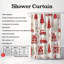 Classic Xmas - Rideau de douche Premium-1509733546
