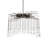 Ednamae 8 - Light Steel Dimmable Chandelier