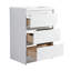 Meuble-lavabo simple autoportant de 24 po avec lavabo, une armoire de rangement et une armoire murale-179934771