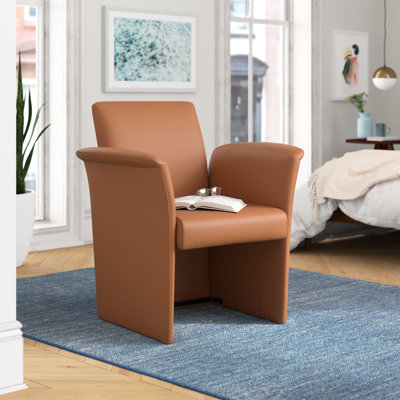 Brionny Faux Leather Armchair