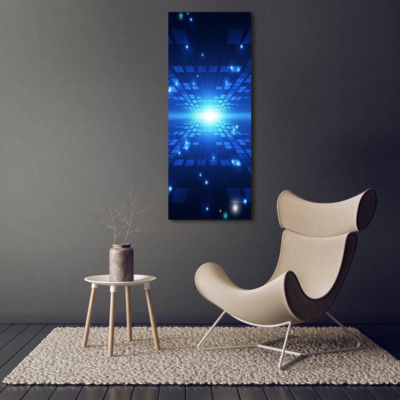 Three-Dimensional Background - Wrapped Canvas Print