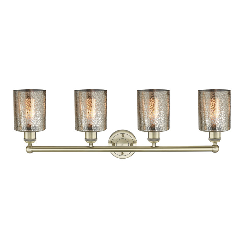 Karon 4 - Light Dimmable Vanity Light, Mercury, Antique Brass