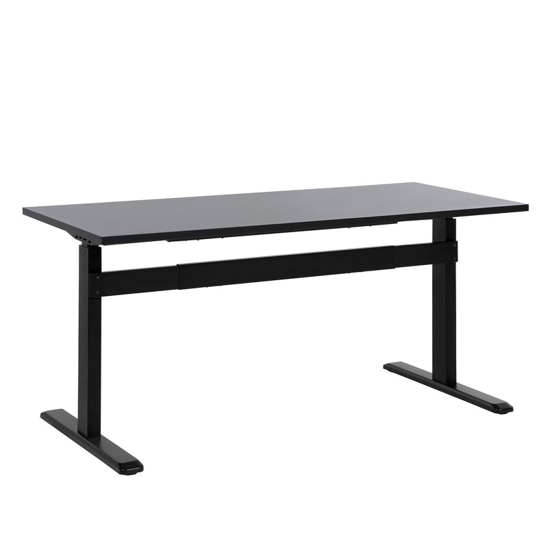 Ehrlich Adjustable Standing Desk, 160cm W x 70cm D, Black