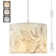 Plug In Pendant Light, 15 FT Hanging Lamp With Plug In Cord, On/Off Switch, Flower Fabric Shade, 3 Colour Bulb Hanging Light Fixture