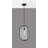 Sabrinia 1 - Light Black Geometric Pendant