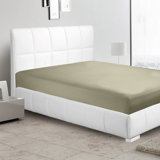 Microfiber Solid Colour Fitted Sheet