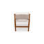 Chaise d'appoint d'extérieur Bronson Naturel