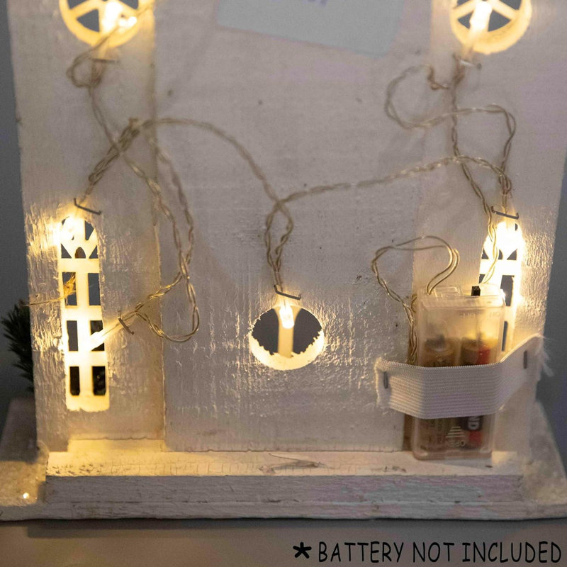 PVC No Holiday Shaped Ornament, 90 cm x 18cm x 8cm, White
