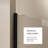 72 In.H X 30 - 60 In.W Shower Door, 1/4 Inch Thick Glass Panel, Stainless Steel Handle, Black Supporting Bar, Walk-In Screen, Dual, And Functional, Leak- Door In.W, 1/4" Tempered Glass, Modern
