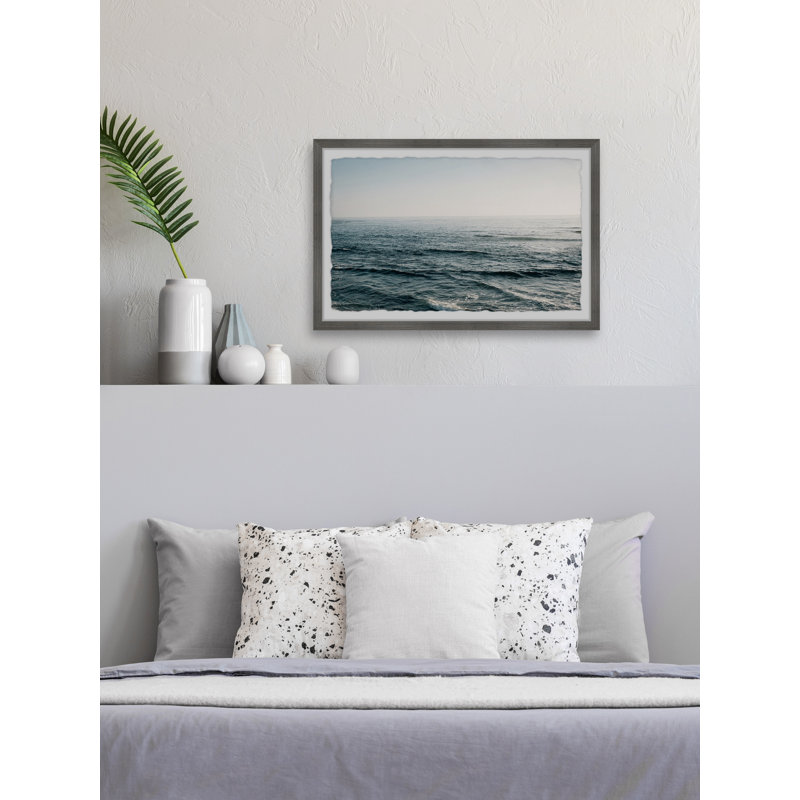 Ocean Currents - Single Picture Frame Print, 41cm H x 61cm W x 3.81cm D