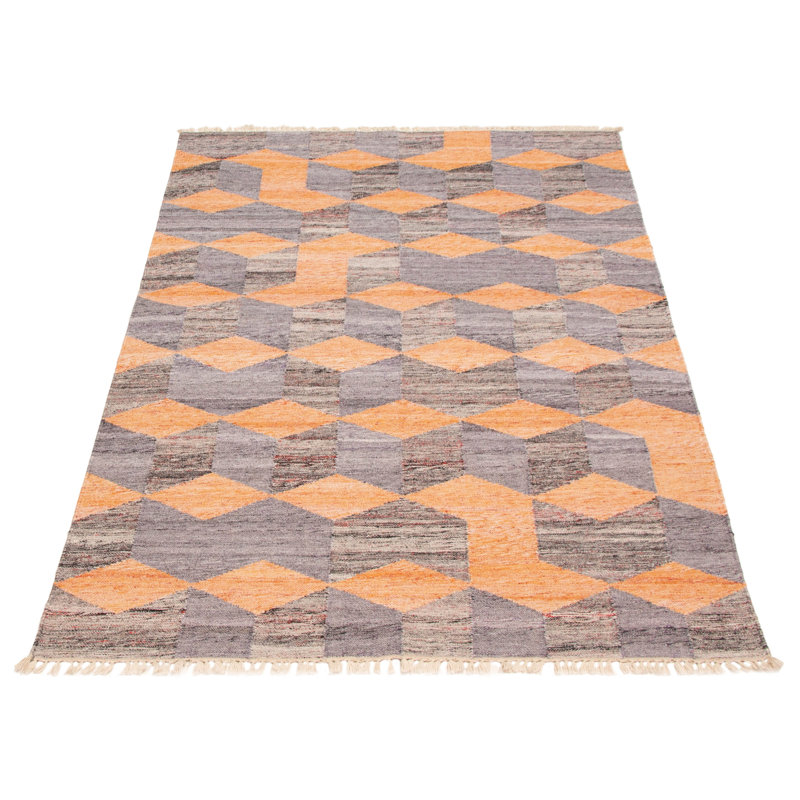 Kilim gris Ankara 5 pi 0 po x 7 pi 10 po