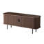 Buffet Buffet avec rangement, armoire de rangement cannelée à bord arrondi et portes coulissantes, café, console d'appoint avec crédence pour la vie, la cuisine, le couloir-1327132759-1335575206