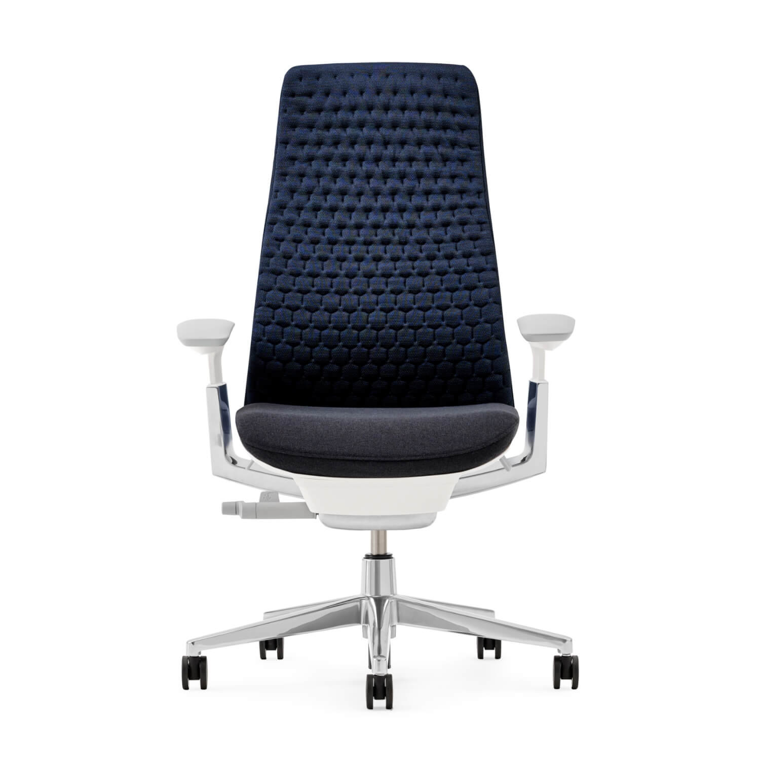 Fern Office Chair with Lumbar Support, No, Navy