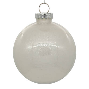 Clear Ornament with Glitter Interior