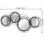 107cm Irregular Wall Mirror Metal Asymmetrical Mirror for Hallway Living Room Bedroom Dining Room-1556242205