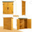 Armoire d'extérieur en bois massif Lean-To-85638033