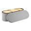 Banc de rangement repose-pieds ovale