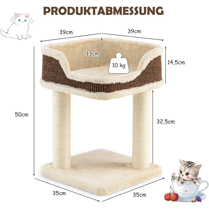 Toccoa Cat Perch, Beige