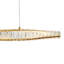 Lustre linéaire moderne à DEL à intensité variable Daimian