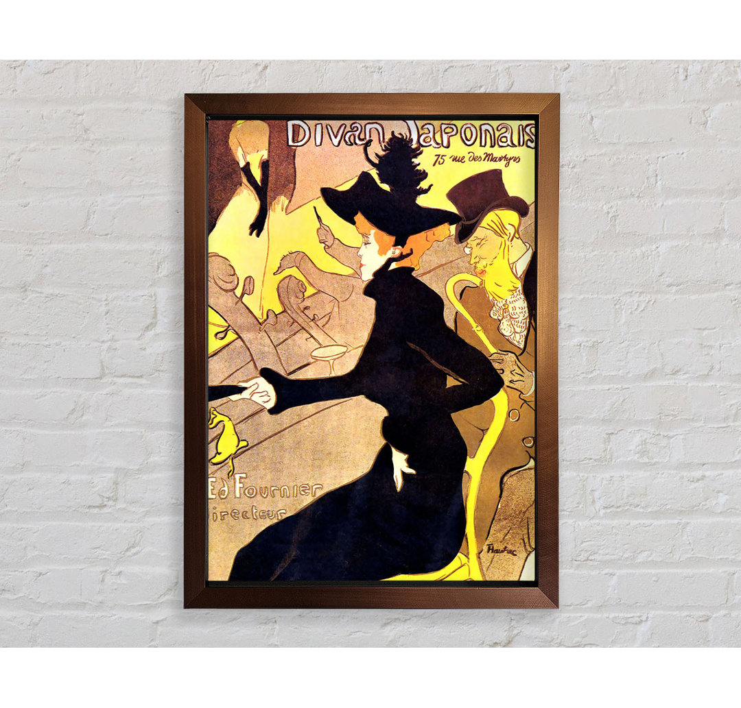 Toulouse Lautrec Diva Japonais - Einzelner Bilderrahmen Kunstdrucke