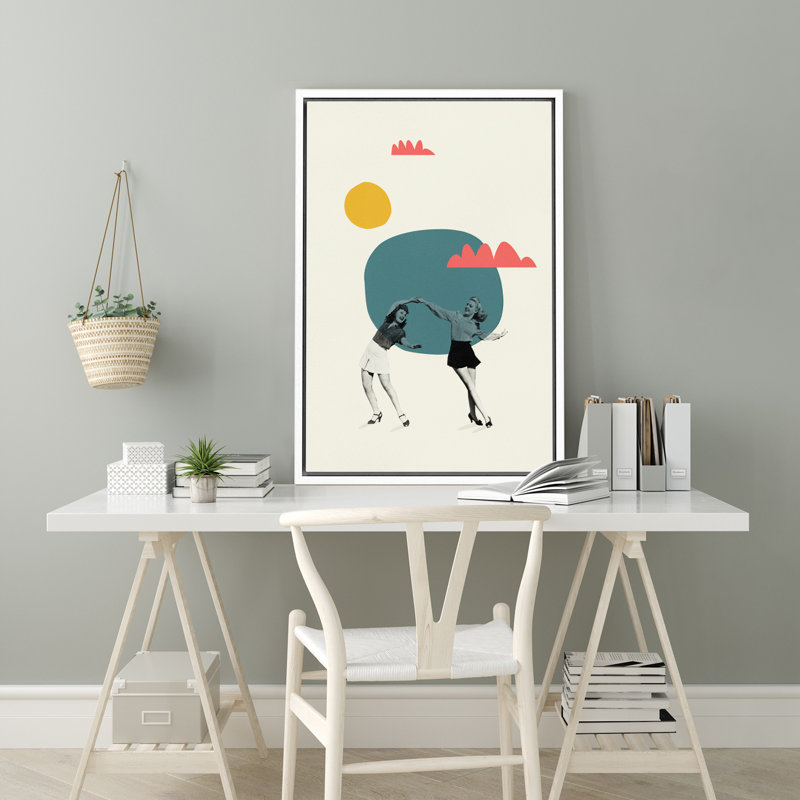 Dance, White, 24" H x 16" W