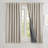 Linen Curtains for Living Room Rod Pocket & Back Tab Thick Flax Privacy Semi Sheer Window Curtains, 2 Panels-1861016154-1861016158