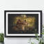 Lioness with Lion Cub - Framed Print-62802563-62802566