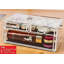 Organisateur de maquillage transparent en acrylique avec 7 tiroirs empilables et porte-pinceau - Rangement multifonctionnel pour la toilette, les bijoux, les cosmétiques et les produits de beauté