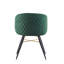 Goddard Modern Velvet Dining Chair - Ergonomic Upholstered Curved Back with Strong Metal Legs - button back Armchair for Living Room Dining Room - Single-493526728