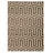 Felicia Geometric Ivory/Chocolate Area Rug-1118754923