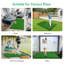 Tapis synthétique synthétique de golf 5 po x 3 po 5 po x 3 po