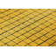 Rug & Kilim’S Gradient Rug In Yellow And Black Ombre Grid And High-Low Texture