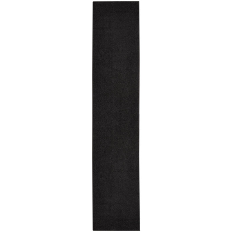 Nourison Essentials Black Indoor/Outdoor Area Rug, Runner 2'2" x 20'