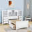 Brandace Twin Size Wood Platform Bed With Drawers and Shelves-1024606196