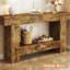 Console 63 po avec rangement ouvert-725391201