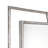 "Antique Champagne Rectangular Beveled Mirror" Featuring a Iron Pipe Frame
