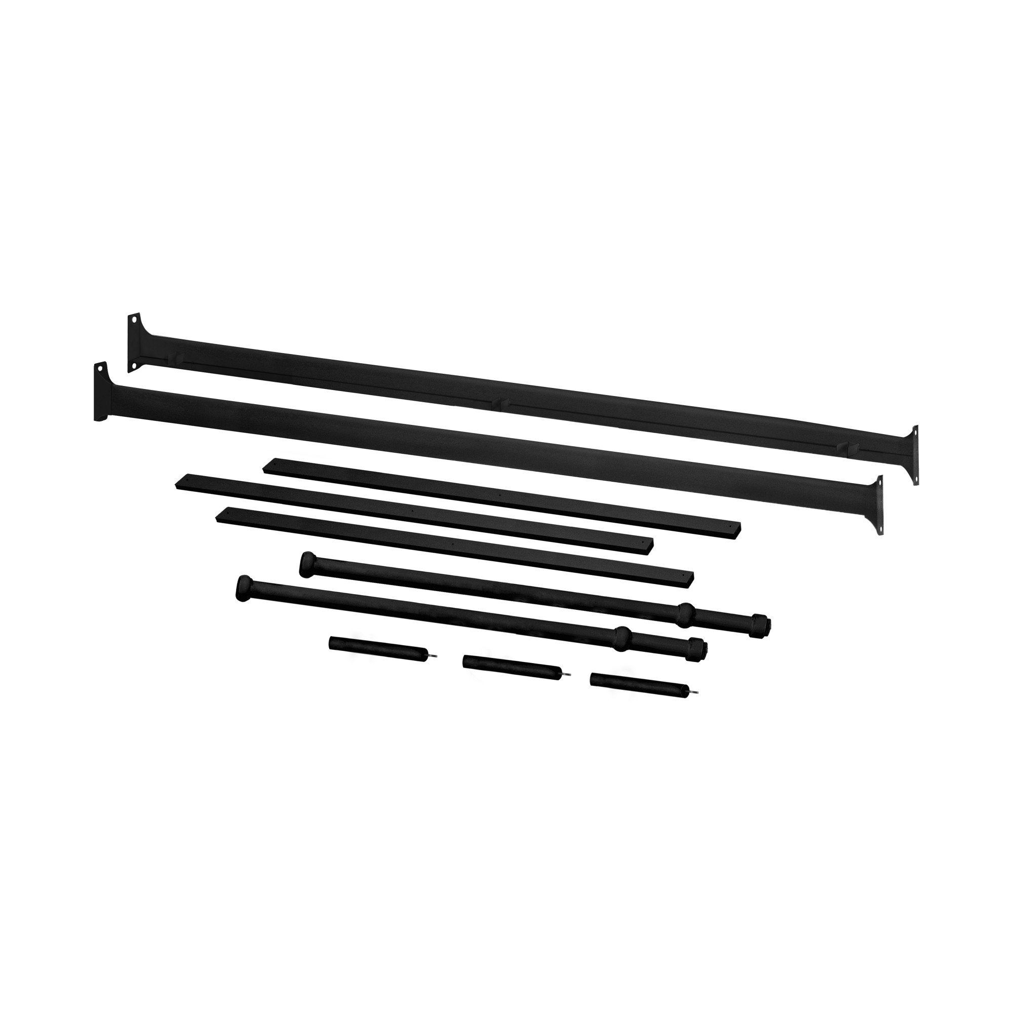 Winston Twin Bed Rails, Vintage Iron