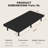 Boltz Adjustable Bed Frame with 5-Part Design & Corded Remote Control-674648278