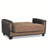 PrimeNest Daceyville Collection Upholstered Convertible Loveseat with Storage