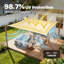 Amgo personnalisable Triangle Super Ring Sun Shade Sail 260 g / m² robuste-107395773-107395675