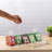 MyGift 5-Slot Acrylic Tea Bag Organizer Box