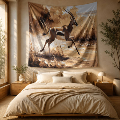 Tapisserie «Wildlife Thomsons Gazelle»