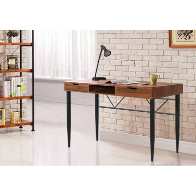 Esarosa Metal Base Writing Desk