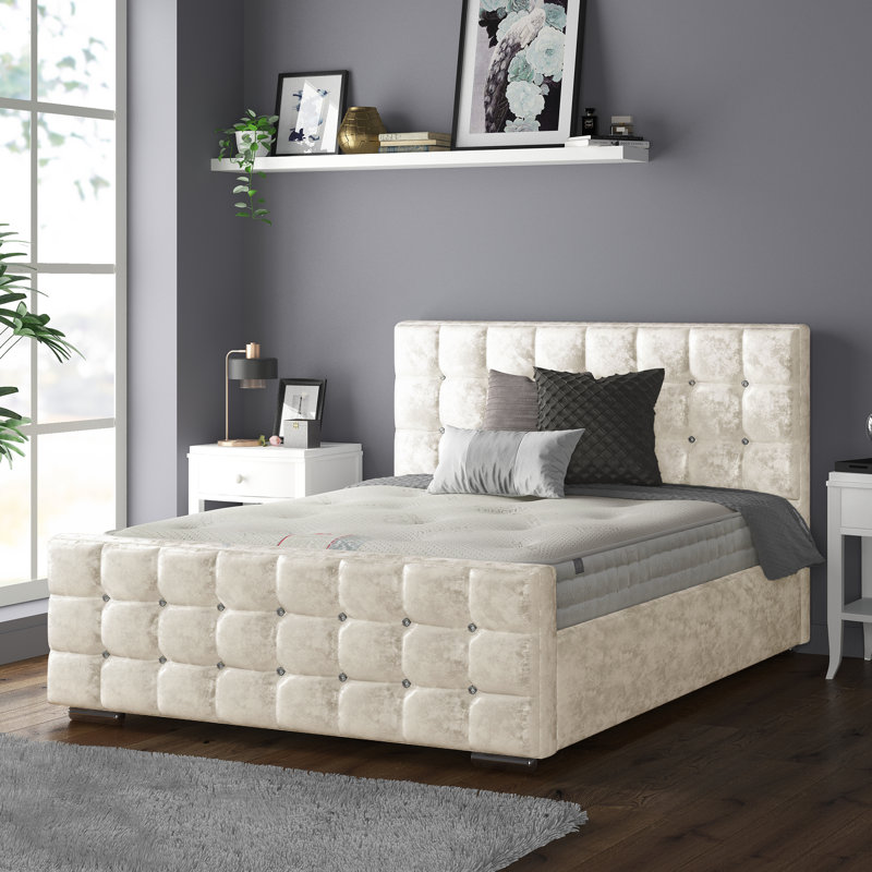 Owsley Upholstered Bed, Cream, Super King (6')