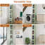 Boîte de rangement pliante empilable à 4 niveaux, tiroirs de rangement empilables sur roulettes, armoire de plancher de salle de bain avec portes-675979184